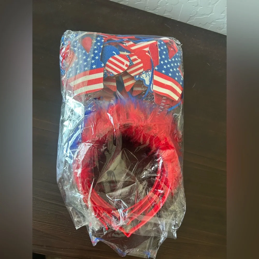 Moon Boat 10PCS Patriotic Head Boppers Headband - Accessories Favors